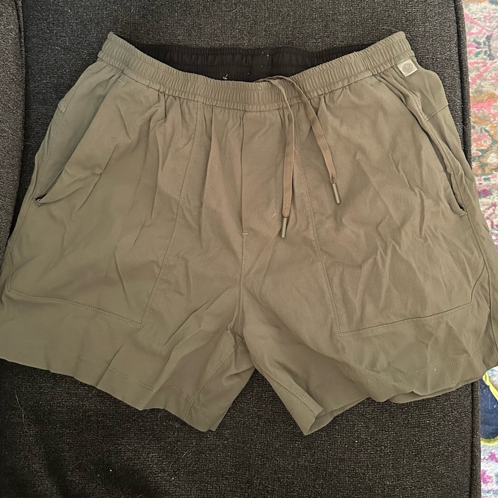 Lululemon Athletica Green Athletic Shorts